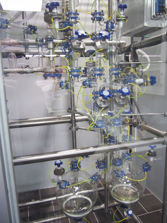 buchiglasuster ChemReaktor CR60C  Pilot und Forschungs Mehrzweckdestillationsanlage. EX geschützt, 60 Liter Reaktor, 50 Liter Filternutsche, etc